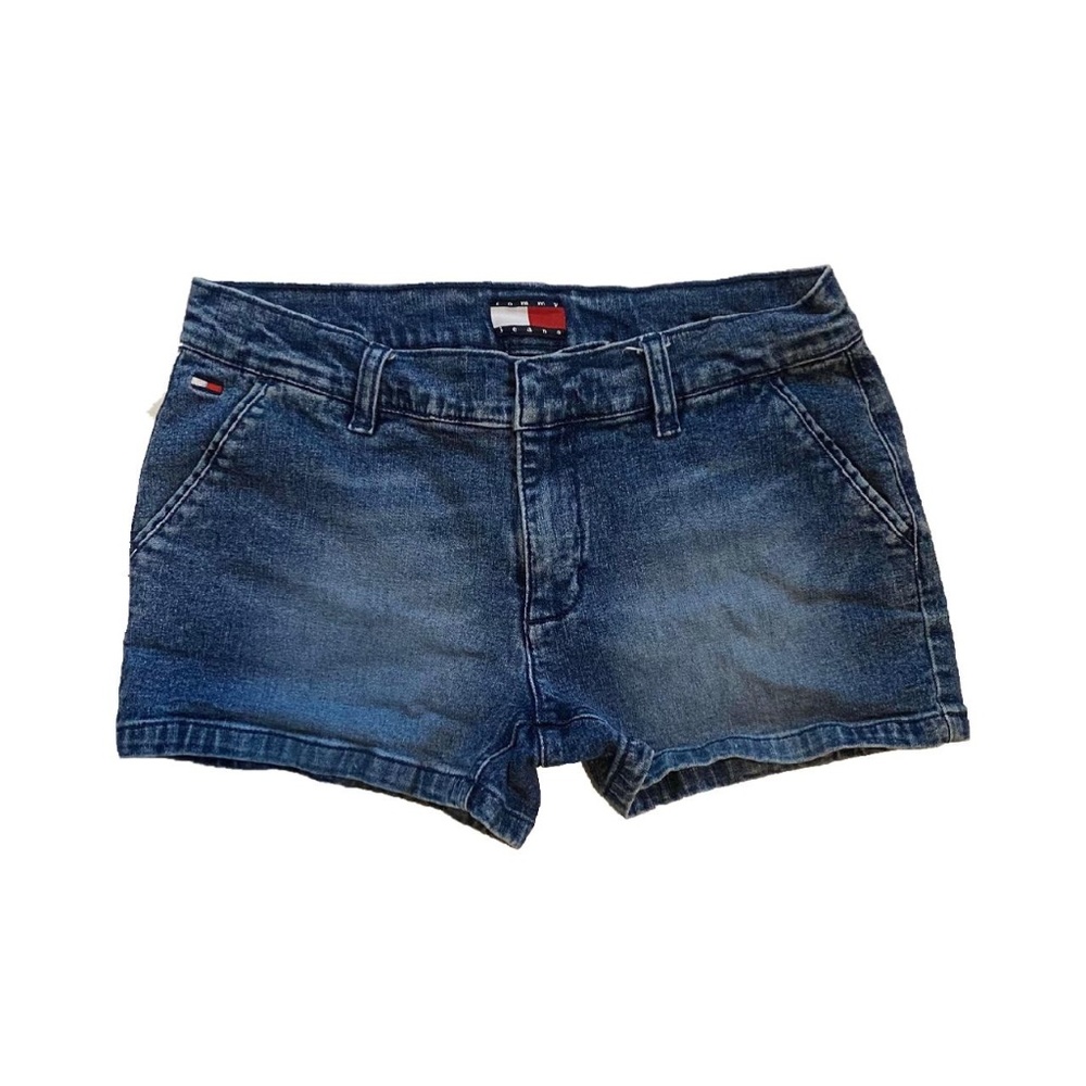 Y2k denim tommy hilfiger shorts